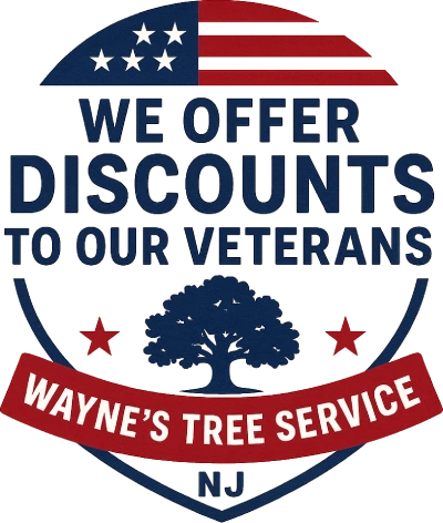 We offer discounts to our veterans — Wayne's Tree Service