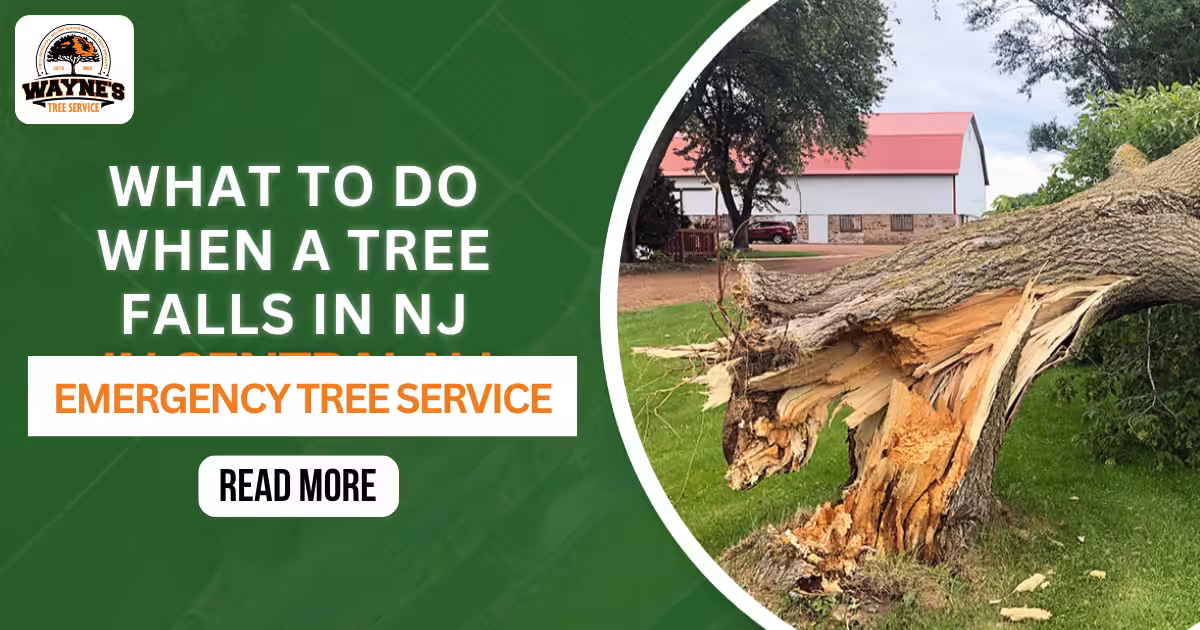 Emergency Tree Service: What to Do When a Tree Falls on Your Property in NJ
