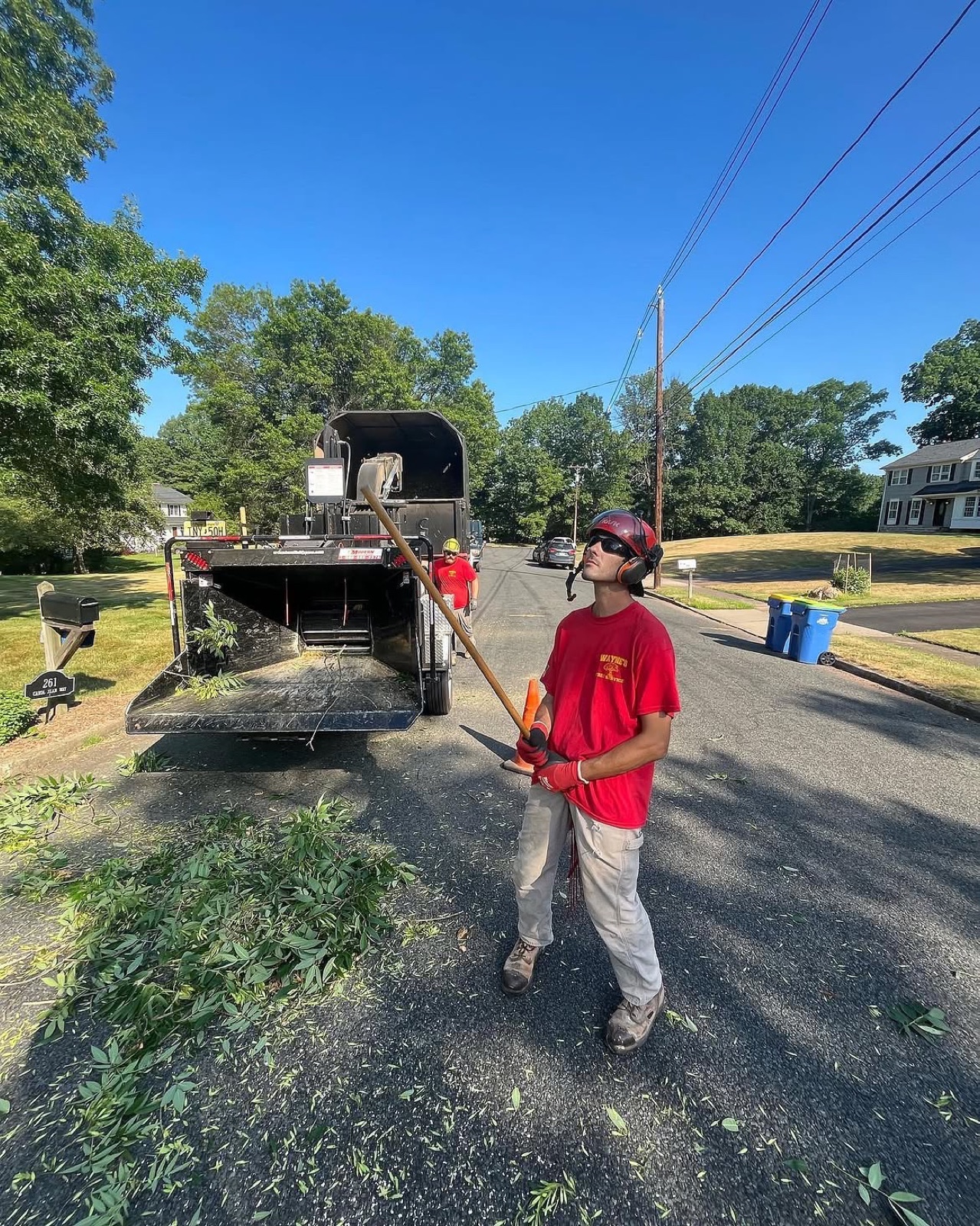 Chippers & Debris Handling — Wayne's Tree Service equipment